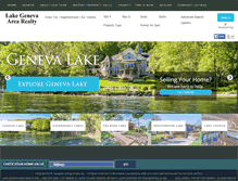 Tablet Screenshot of lakegenevaarearealty.com